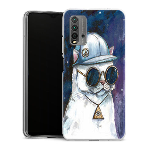 Coque Xiaomi Redmi 9T Chat Hipster