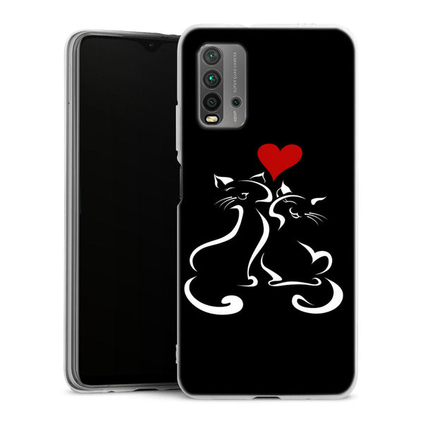 Coque Xiaomi Redmi 9T Cats Love