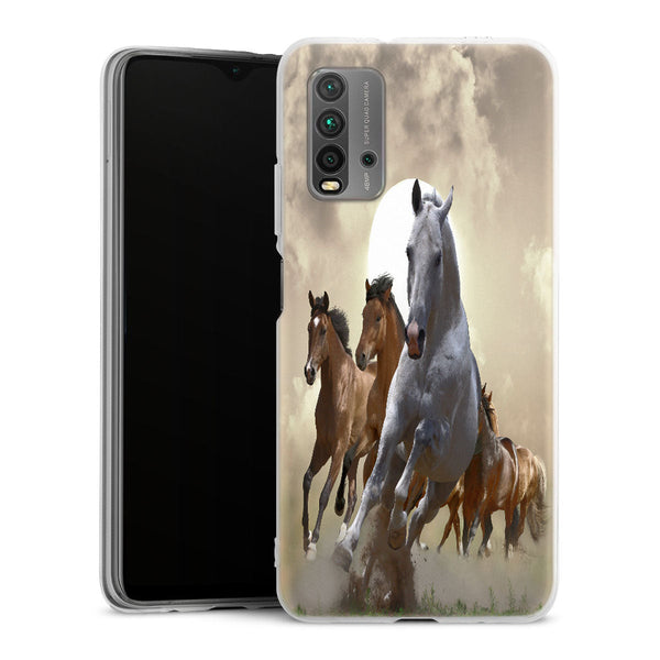 Coque Xiaomi Redmi 9T Cheval Blanc