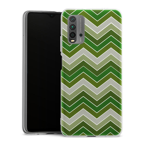 Coque pour Xiaomi Redmi 9T Garden Spring Chevrons
