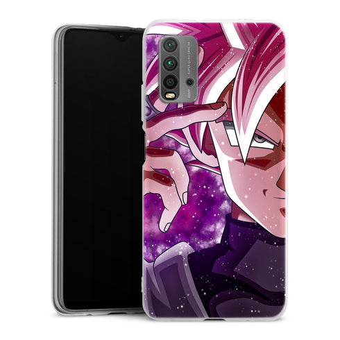 coque Xiaomi Redmi 9T Dragon Ball Super Black SS Rose