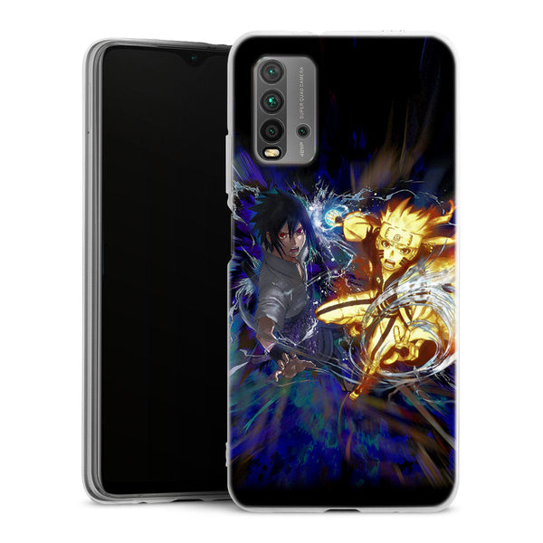 coque Xiaomi Redmi 9T Fight Naruto Sasuke