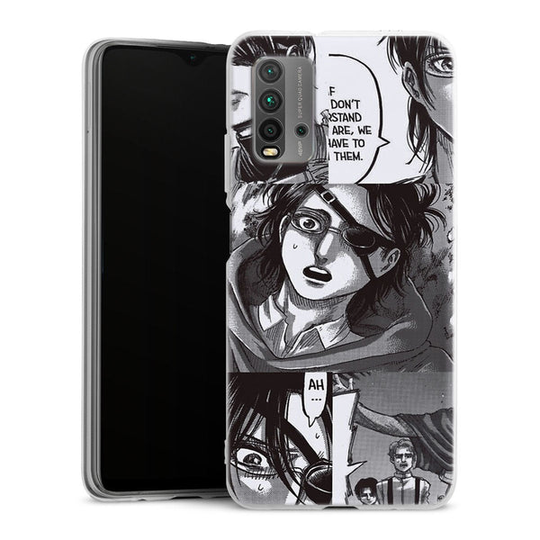 coque Xiaomi Redmi 9T Hange Zoe attaque sur Titan