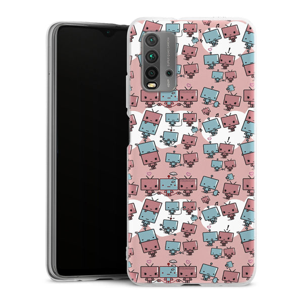 Coque Xiaomi Redmi 9T originale Kawaïi Robots