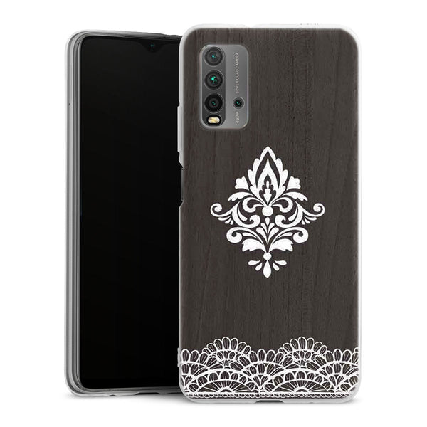 Coque pour Xiaomi Redmi 9T Lace Woods Black