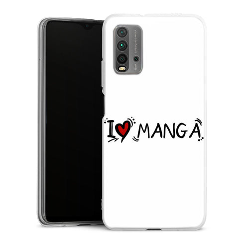 coque Xiaomi Redmi 9T Love Manga
