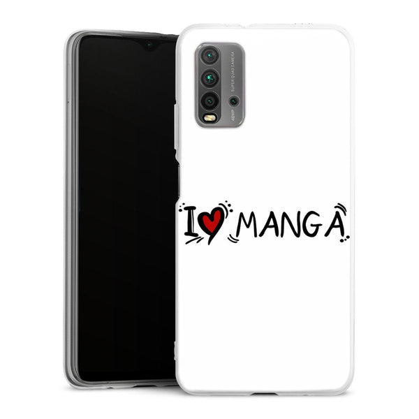 coque Xiaomi Redmi 9T Love Manga