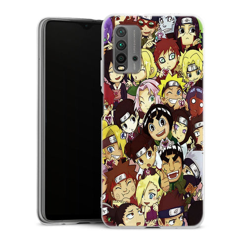 coque Xiaomi Redmi 9T Naruto Chibi Groupe