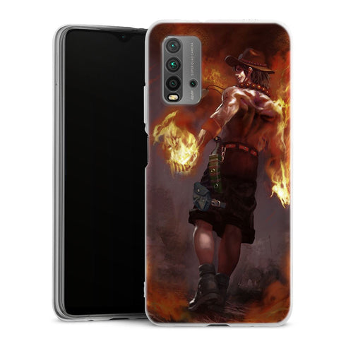 coque Xiaomi Redmi 9T One Piece Ace Fire