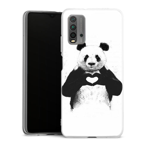 Coque Xiaomi Redmi 9T Panda Love