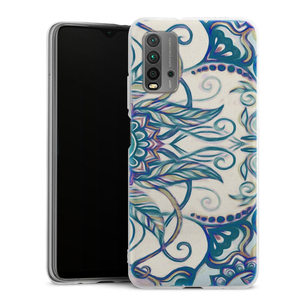 Coque pour Xiaomi Redmi 9T Vintage Pearl Floral