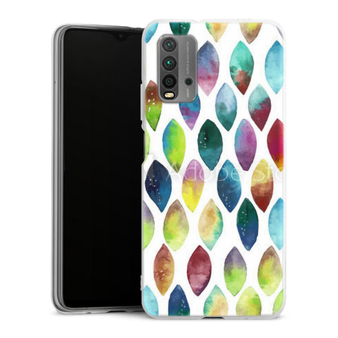 Coque A17 5G Plumes Watercolors pour Xiaomi