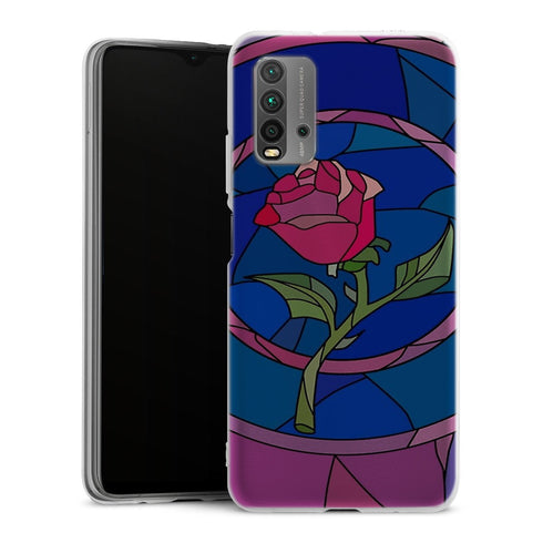Coque Xiaomi Redmi 9T Rose Eternelle | Housse silicone, antichocs, protection optimale - Motif floral
