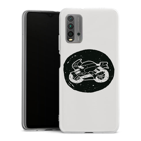 coque telephone Redmi 9T originale Super Moto Sportive