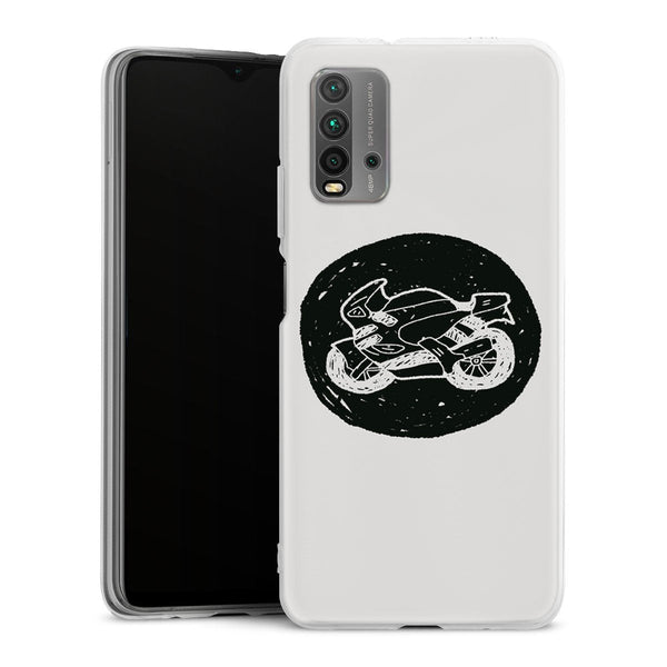 coque telephone Redmi 9T originale Super Moto Sportive