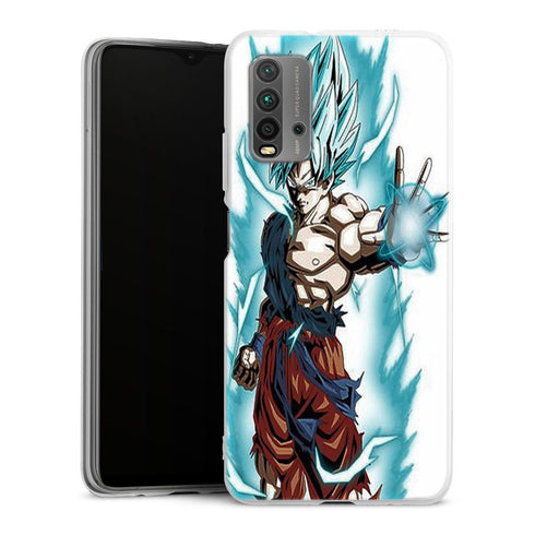 coque Xiaomi Redmi 9T Super Sayan Bleu