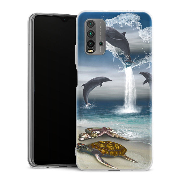 Coque Xiaomi Redmi 9T Dauphins Heureux