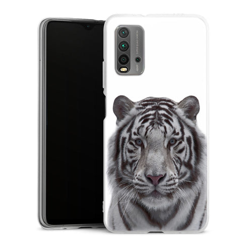 Coque Xiaomi Redmi 9T Tigre Blanc