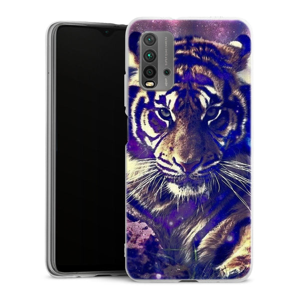 Coque Xiaomi Redmi 9T Tigre Bleu de Russie