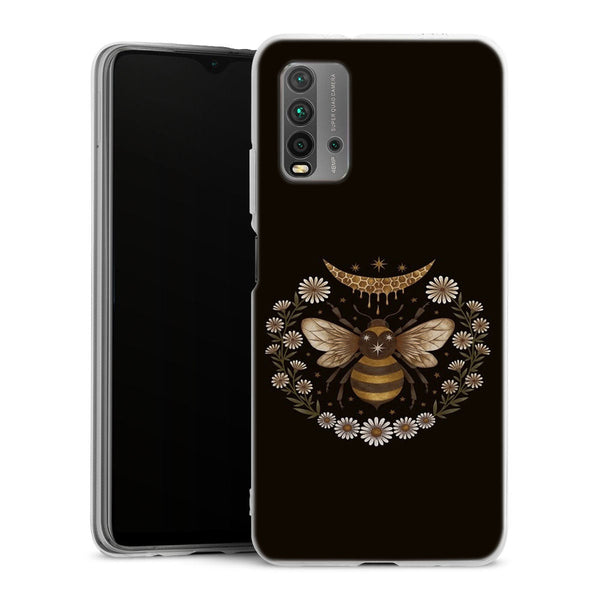 Coque Xiaomi Redmi 9T Voyage de Noces | Housse silicone, antichocs, protection optimale - Motif floral