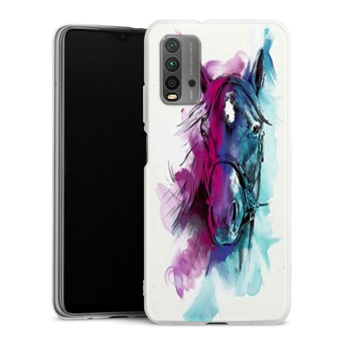 Coque Xiaomi Redmi 9T Watercolor Horse