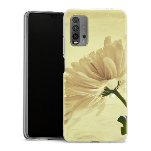 Coque Xiaomi Redmi 9T A Revelation | Housse silicone, antichocs, protection optimale - Motif floral