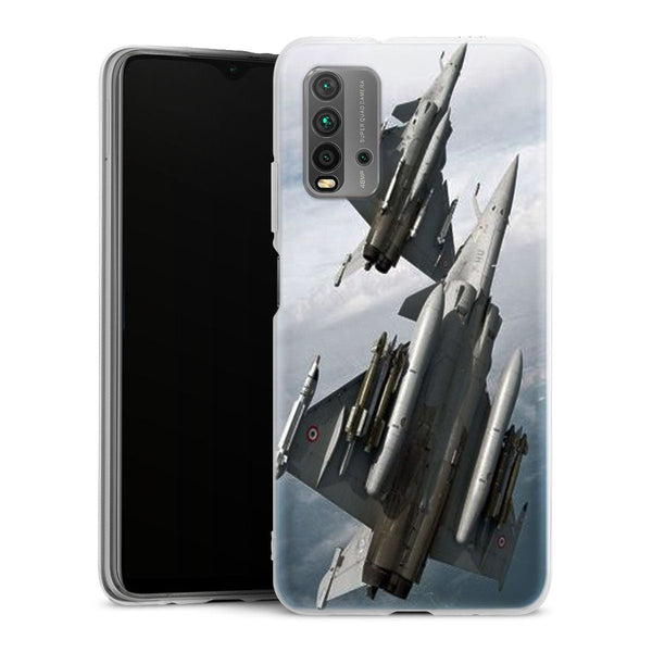 Coque Xiaomi Redmi 9T Avion rafale en vol