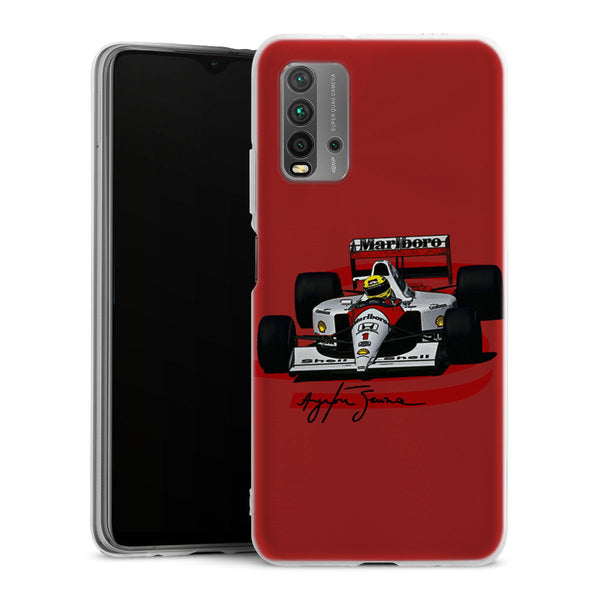 coque telephone Redmi 9T originale Ayrton Senna Formule 1 King