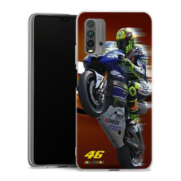 coque telephone Redmi 9T originale Fan de yamaha en feu vr46 doctors