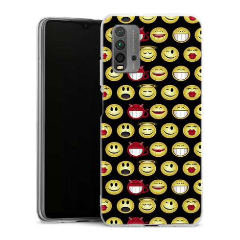 Coque pour Xiaomi Redmi 9T Funny smileys