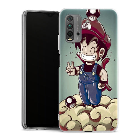 coque Xiaomi Redmi 9T Goku Mario