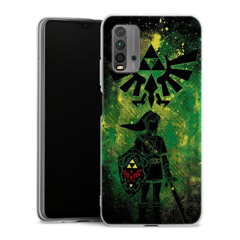 Coque Xiaomi Redmi 9T Hyrule art | Housse silicone, Protection optimale - Motif Jeux video Gaming