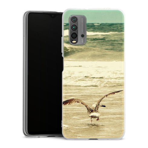 Coque Xiaomi Redmi 9T Karate Kid Pose | Housse silicone, antichocs, protection optimale - Motif floral