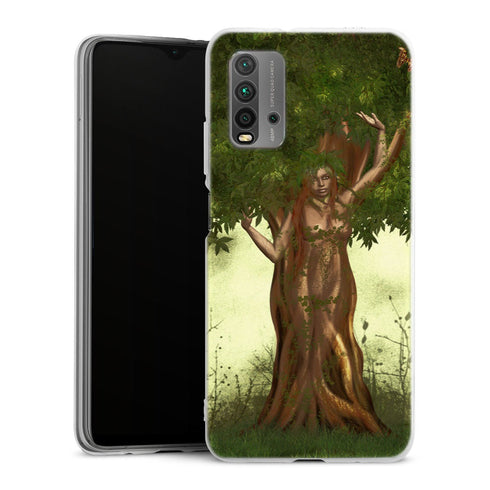 Coque Xiaomi Redmi 9T Mother Earth | Housse silicone, antichocs, protection optimale - Motif floral