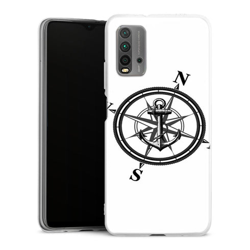 Coque Xiaomi Redmi 9T Nautica | Housse silicone, antichocs, protection optimale - Motif floral