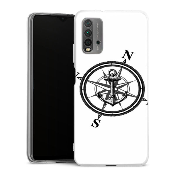 Coque Xiaomi Redmi 9T Nautica | Housse silicone, antichocs, protection optimale - Motif floral