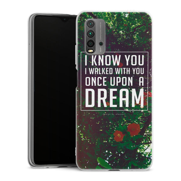 Coque Xiaomi Redmi 9T Once Upon a Dream | Housse silicone, antichocs, protection optimale - Motif floral