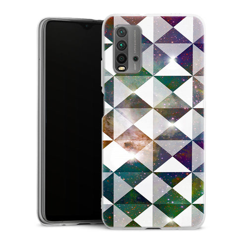 Coque Xiaomi Redmi 9T Space Diamonds abstract