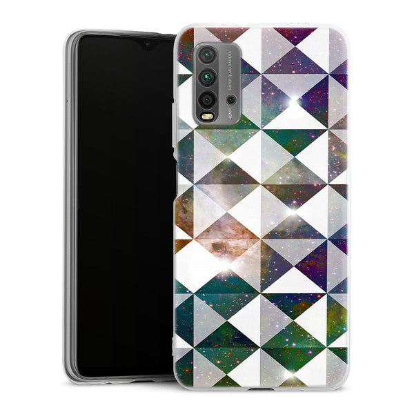Coque Xiaomi Redmi 9T Space Diamonds abstract