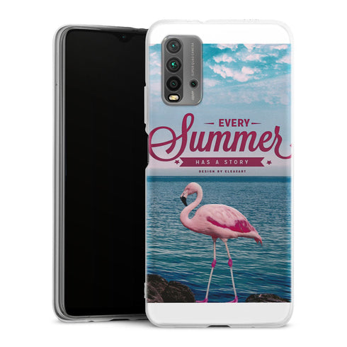 Coque Xiaomi Redmi 9T Summer | Housse silicone, antichocs, protection optimale - Motif floral