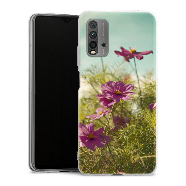 Coque Xiaomi Redmi 9T Summer Cosmos | Housse silicone, antichocs, protection optimale - Motif floral