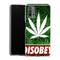 Coque Xiaomi Redmi 9T Weed Cannabis Disobey | Housse Antichoc Silicone Souple, Ultra Fine, Protection intégrale, Motif Floral