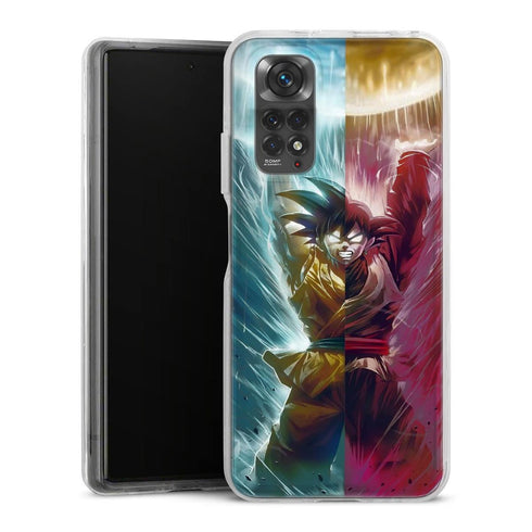 Goku et Black Goku | Coque Telephone iPhone, Samsung Galaxy, Huawei, Oppo, Xiaomi - Silicone, XIAOMI REDMI NOTE 11