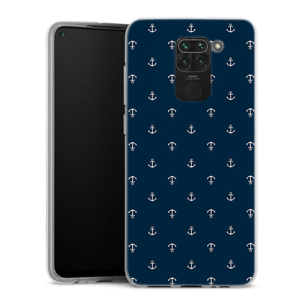 Coque pour Xiaomi Redmi Note 9 Ancre Blue Marine