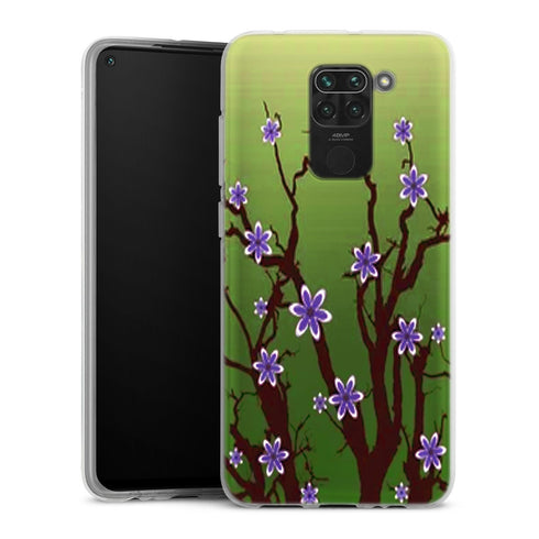 Coque Xiaomi Redmi Note 9 Arizona phone case | Housse silicone, antichocs, protection optimale - Motif floral Usa
