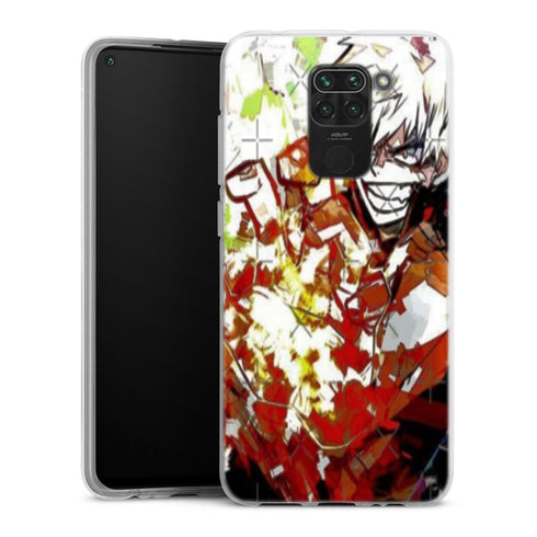 Coque Xiaomi Redmi Note 9 Shoto Todoroki ice and fire