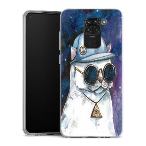 Coque Xiaomi Redmi Note 9 Chat Hipster
