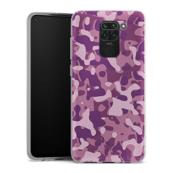 Coque pour Xiaomi Redmi Note 9 Camo Rose Army