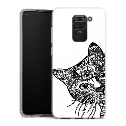Coque Xiaomi Redmi Note 9 Chat Azteque