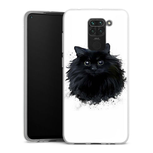 Coque Xiaomi Redmi Note 9 Chat Noir